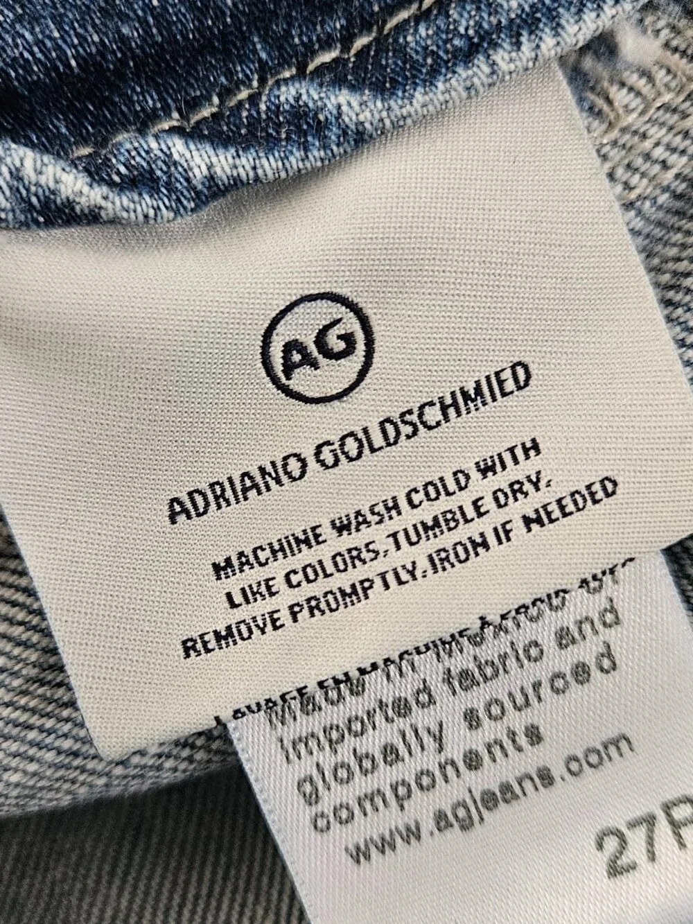 AG Adriano Goldschmied Contour 360 Darted Aven High-Rise Relaxed Straight Jean
